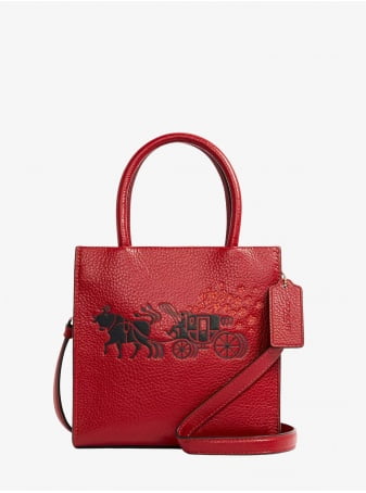 Сумка COACH Lunar New Year Mini Cally Crossbody C2184 With Ox And Carriage Small
